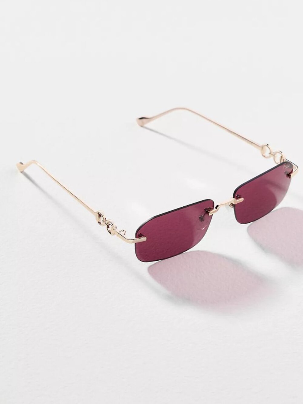 I-SEA Rectangle Slim Sunglasses NWT - Picture 2 of 3